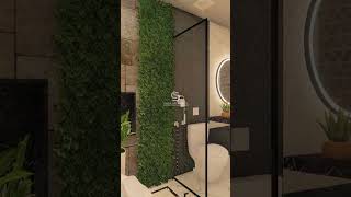Luxurious Washroom Design With Natural Light Green Space / Couple's Bathroom 8'.0" x 12'.6'' [feet]