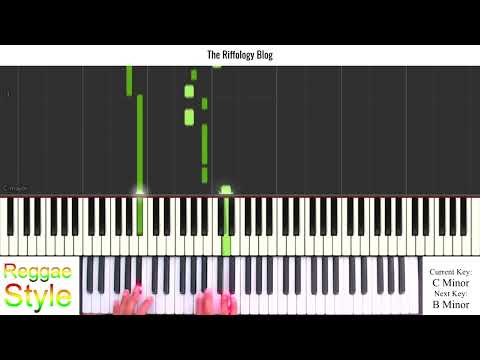 #11 4 Bar Reggae Jazzy Saxophone Lick in 12 Minor Keys over a i-VII-VI-V chord progression.