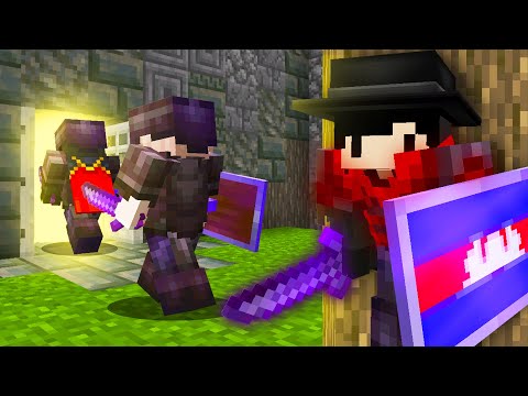 ខ្ញុំបានកម្ទេច Team ឈ្លានពាននៅក្នុង Minecraft!