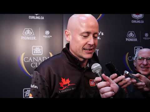 2019 Home Hardware Canada Cup - Media Scrum - Draw 9