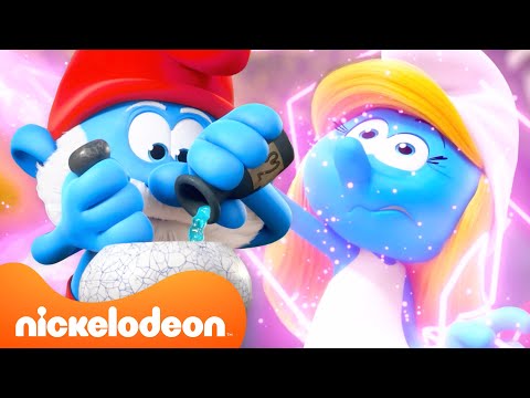 Capa de Os Smurfs | 30 Minutos de Aventuras MÁGICAS dos Smurfs ✨ | Nickelodeon em Português