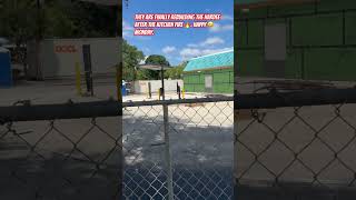 They are finally rebuilding the Hardee after the kitchen  fire 🔥. Happy 😄 Monday.