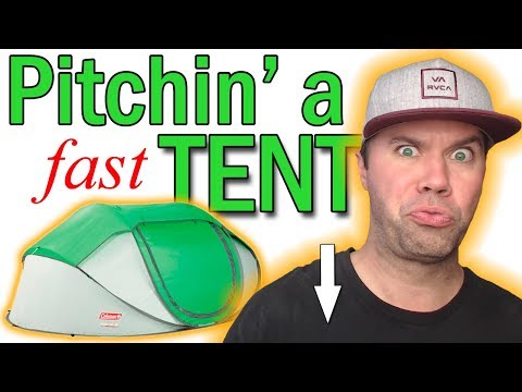 Coleman Pop Up Tent Review | Pitch a TENT in RECORD TIME!