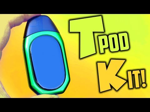 FIRST Refillable Pod System With A Menu Screen! The TPOD Vape Kit!