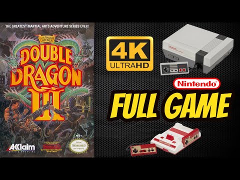 Double Dragon III: The Sacred Stones [NES] Gameplay Walkthrough FULL GAME [4K60ᶠᵖˢ🔴]