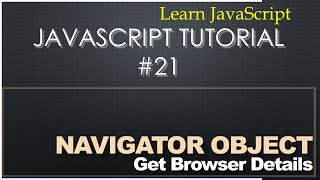 Get Browser Property Via navigator Object