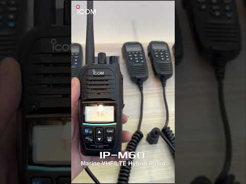 Introducing the IP-M60 Marine VHF/LTE Hybrid Radio #icom #vhf #radio #communication #marine