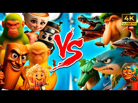 5 Batalhas de Rap de Memes Brainrot 4K