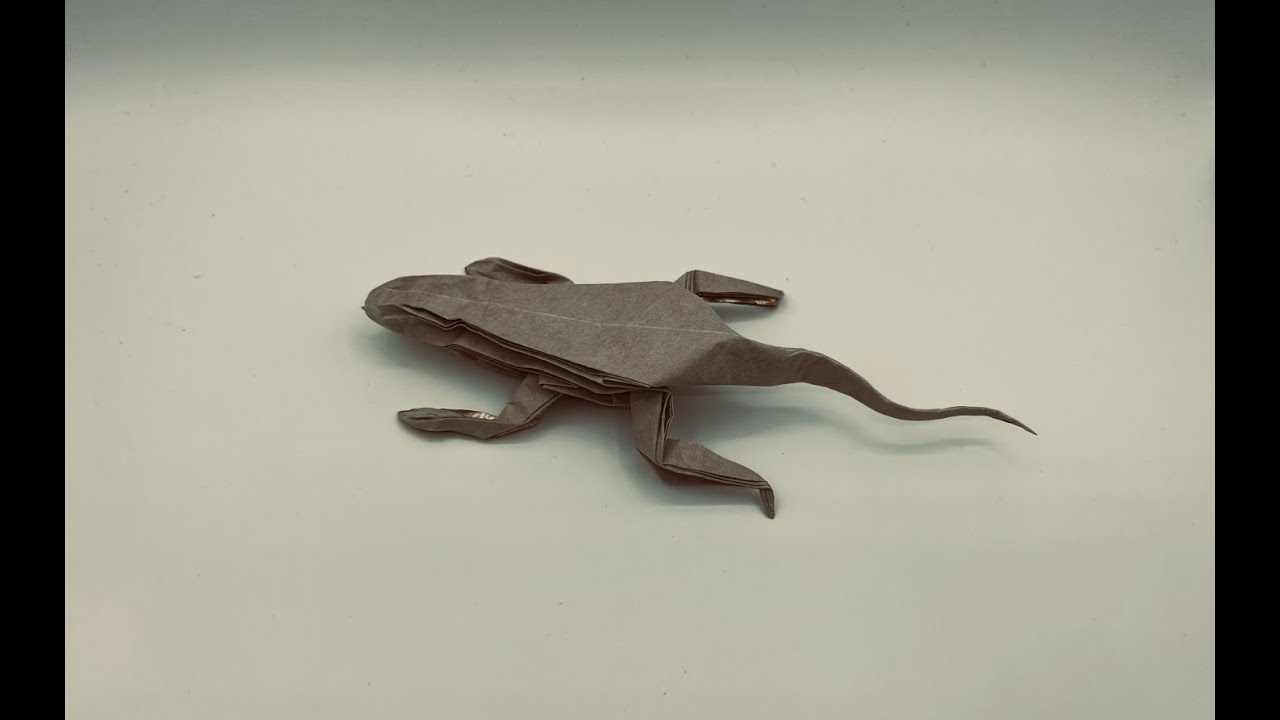 Origami Lizard by Robert Lang Pt 1