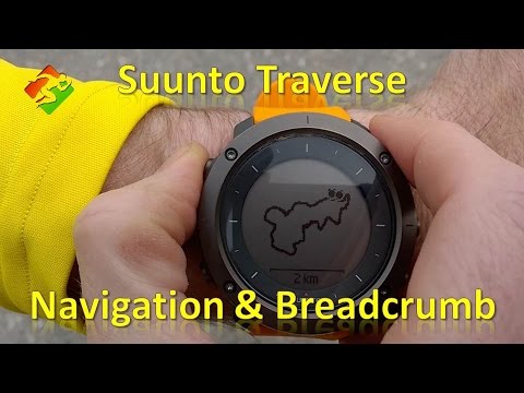 Suunto Traverse - Navigation using  breadcrumb
