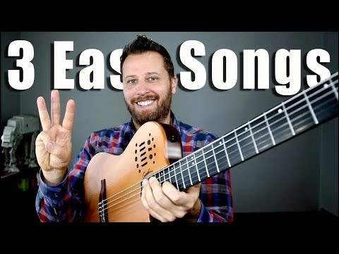 3 EASY Classical Guitar Songs! - With TAB!