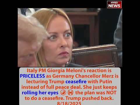 Italy PM Meloni keeps rolling her eyes PRICELESS; Zelensky HAS CANCELED interview with Fox