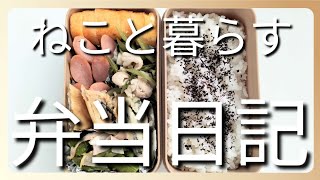 ねこと暮らす前日作り置き弁当日記です