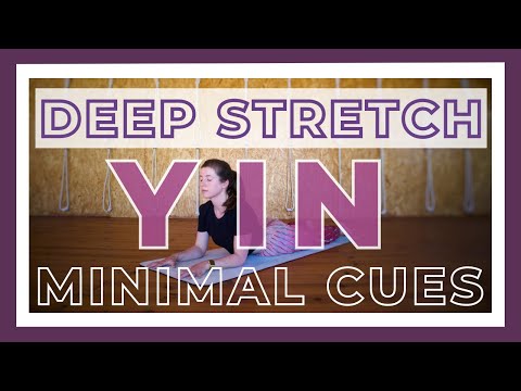 70 min Silent Yin Yoga Class Without Props - Full Body Yin Yoga Minimal Cues for a Deep Stretch