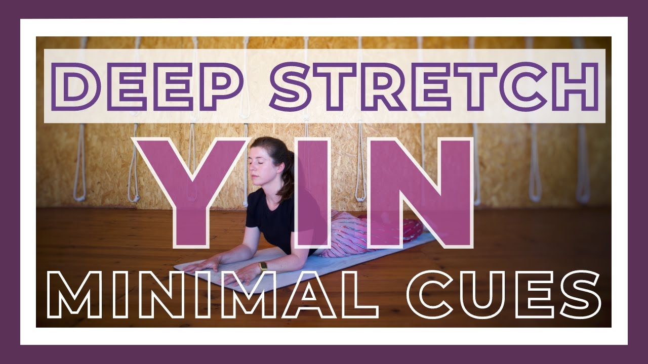 70 min Silent Yin Yoga Class Without Props - Full Body Yin Yoga Minimal Cues for a Deep Stretch — Yin Yoga class, 72 minutes