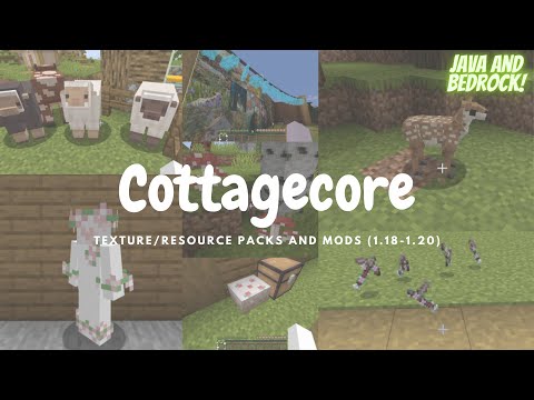 Cottagecore Minecraft Texture/Resource Packs and Mods (1.18 - 1.20)
