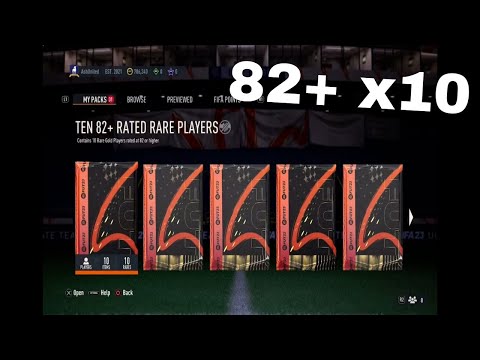 This Is What You Get In The 82+ x10 Players Pack! FIFA 23 Ultimate Team!!