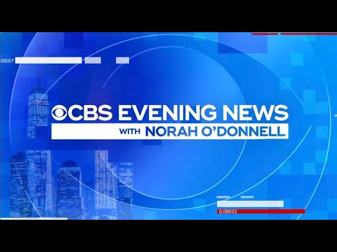 CBS Evening News Intro / Outro Transparent 2021
