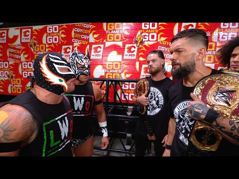 Rey Mysterio confronts Finn Bálor - WWE RAW 9/9/2024