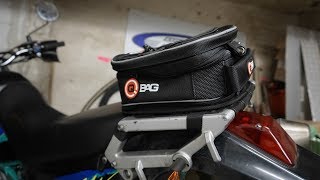 Kurztest: Neue Qbag Hecktasche 02 Motorradgepäck Tasche für die Kawasaki KLX 650 C