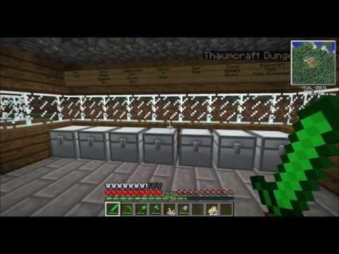 Minecraft: FTB Ep3 Part 1 - Thaumcraft Dungeon FAIL