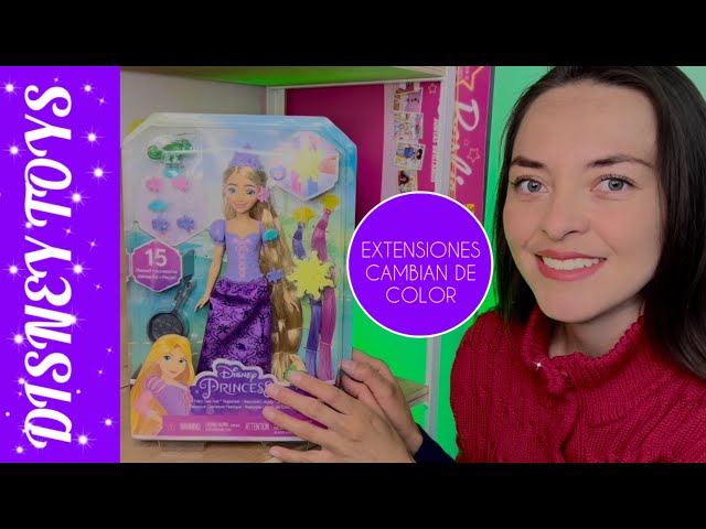 Vídeo relacionado con Mattel Disney Princess Rapunzel Muñeca princesa película Enredados, juguete +3 años (HLW03)