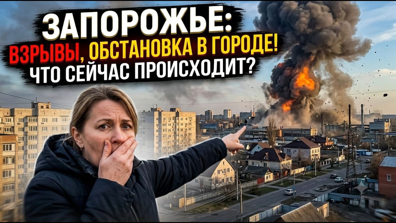 Запорожье СРОЧНО!!!ВЗРЫВЫ!!! ЭПИЦЕНТР ГОРИТ 28.08.2026