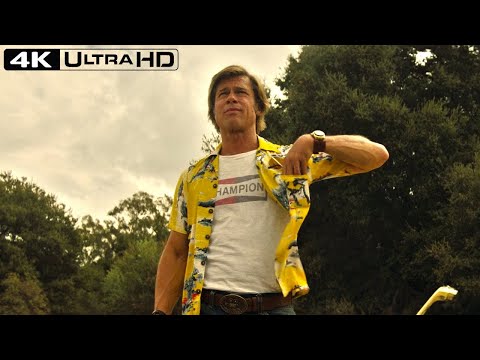 Once Upon A Time in Hollywood (2019) - Cliff Booth vs Hippie
