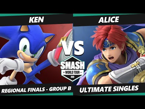 SWT East Asia Group B - Ken (Sonic) Vs. Alice (Roy) Smash Ultimate Tournament