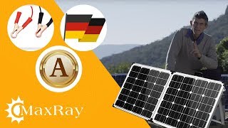 MaxRay Folding Solar Panel Kits for Camping - Outbaxcamping