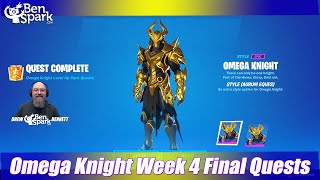 Week 4 Omega Knight Quests - Final Level Up Tokens Location Guide - Fortnite Chapter 3 Season 2