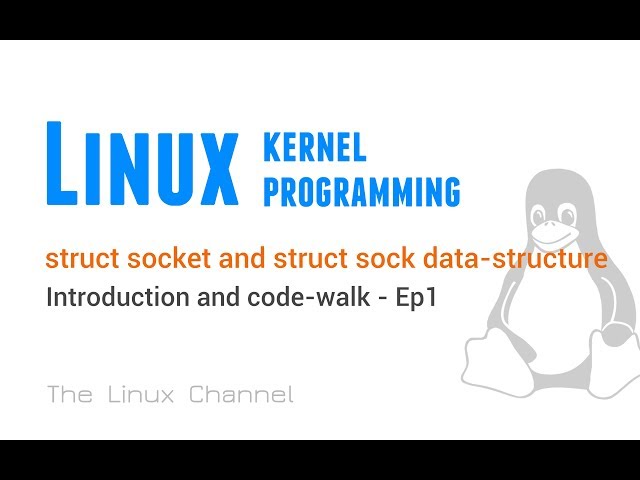 262 Linux Kernel struct socket and struct sock data-structure - Introduction and code-walk - Ep1