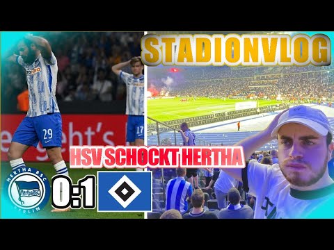 HSV SCHIESST HERTHA IN 2. LIGA ?!😰  35.000 HSV FANS in BERLIN  🔥Hertha BSC -  HSV 0:1 | Stadionvlog