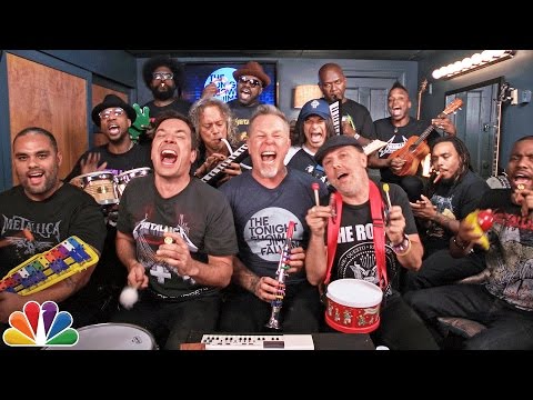 Jimmy Fallon, Metallica & The Roots Sing 