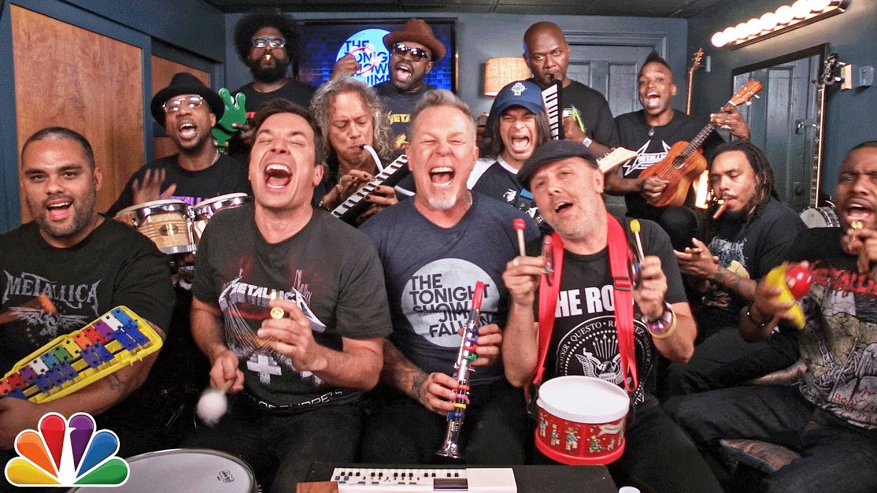 Jimmy Fallon, Metallica & The Roots Sing 