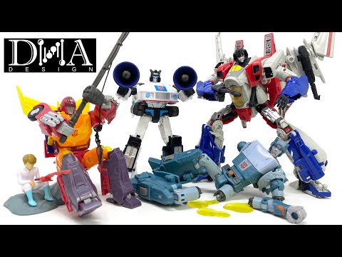 DNA Design DK-25 Upgrade Kit Studio Series STARSCREAM! 86 HOT ROD! KUP & JAZZ Review