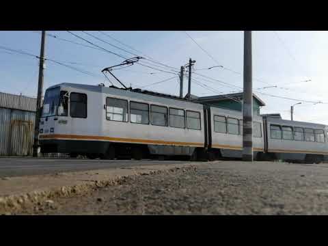 Tramvaiul V3A-93M-FAUR #248 intoarce la Zetarilor pe linia 11