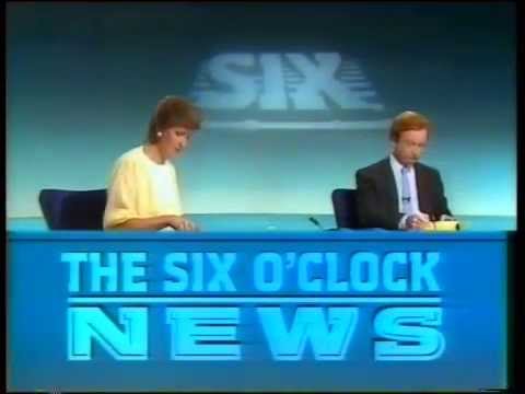 BBC1 clock into Six O'Clock News - 1984