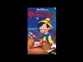 Pinocchio 1993 VHS Intro