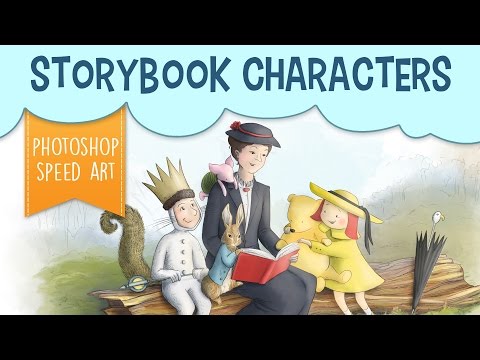 Drawing Classic Storybook Characters in Photoshop