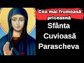 Pricesnă Ortodoxă Sfânta Cuvioasă Parascheva Rugăciune Pentru Vindecare și Lumină
