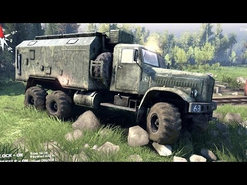 SPINTIRES 2014 Full Version Preview - Kraz Utility Truck