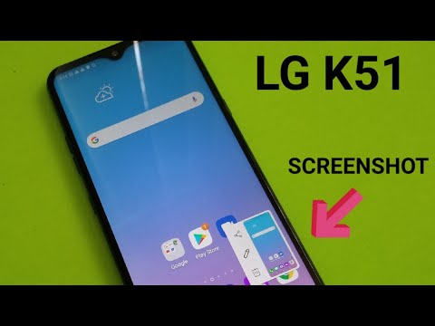 LG K51 How to take a screenshot