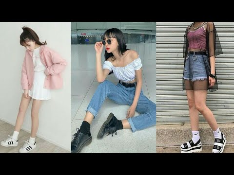 Moda Coreana 😍 KOREAN FASHION STREET / Outfits de MODA | Min Yami Video