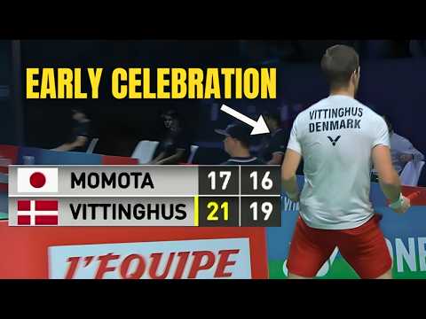 Momota Proves Why You NEVER Celebrate Too Early in Badminton!