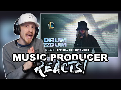 Music Producer Reacts to K/DA - DRUM GO DUM ft. Aluna, Wolftyla, Bekuh BOOM