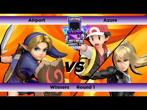 Flynn's Arcade 050 Winners Round 1 - Airport (Young Link) Vs. Azure (ZSS) SSBU Ultimate