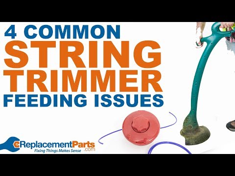 String Trimmer Line Won't Feed Properly | How to Fix Feeding Issues | eReplacementParts.com