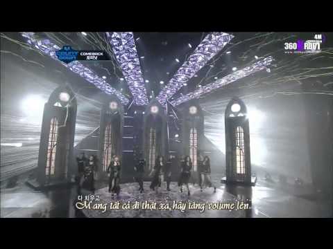 [Vietsub] Dream racer and Volume up - 4Minute in M!Countdown 120412 {4M Team}[360kpop]
