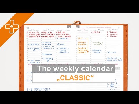 X17 020 Wochenkalender classic